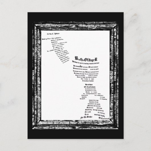 Broer van Woede en Verwardheid Briefkaart (Voorkant)