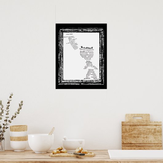 Broer van Woede en Verwardheid Poster (Keuken)