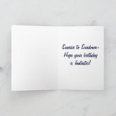 BROER VAN ZONSOPGANG TOT ZONSONDERGANG = FANTASTIS KAART (Binnen)