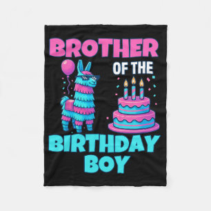 Broer Verjaardag Jongen Lama Pinata Feest Familie Fleece Deken