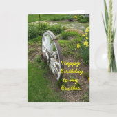 Broer Verjaardag Kaart (Voorkant)