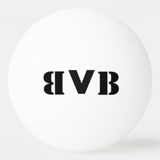broer vs broer ping pongball pingpongbal (Voorkant)