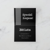 BROER Wees Mijn Getuige - Zwart en Zilveren Ruitje (Binnen)