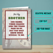 Broer wordt steeds bijzonder Verjaardag Kaart