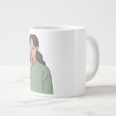 Broer & zus mokken, broers en zussen geschenken, k grote koffiekop (Voorkant rechts)