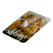 Broer zuster Foto Magneet (Linkerzijde)