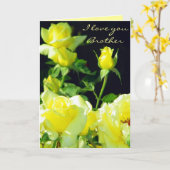 Broer/Zuster/Friendship_Card Kaart (Gele Bloem)
