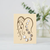 Broer : Zuster Moon Briefkaart (Staand voorkant)