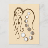 Broer : Zuster Moon Briefkaart (Voorkant)