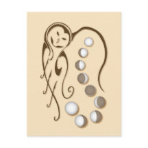 Broer : Zuster Moon Briefkaart