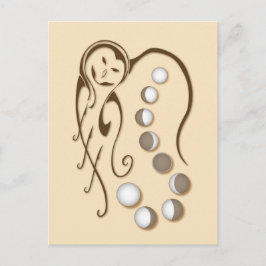 Broer : Zuster Moon Briefkaart