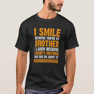 Broer zuster past niets aan t-shirt