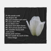 Broer/zuster-verjaardag Fleece Deken (Voorkant (Horizontaal))