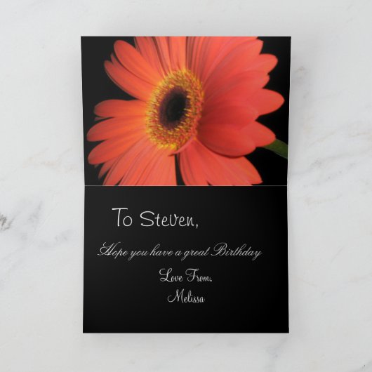 Broer/zuster-verjaardag Kaart (Binnen)