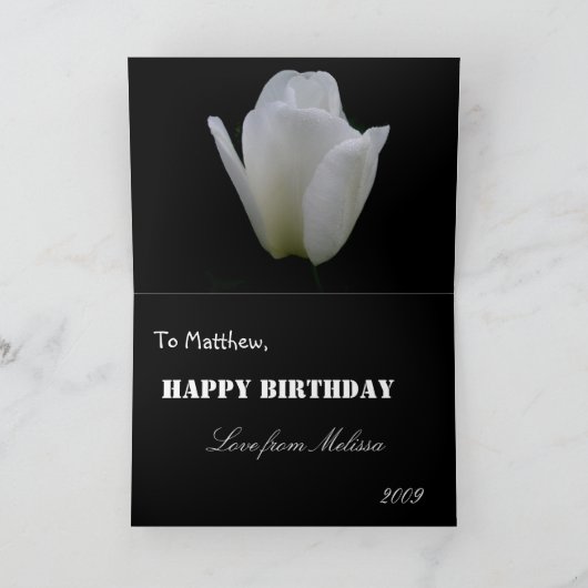 Broer/zuster-verjaardag Kaart (Binnen)