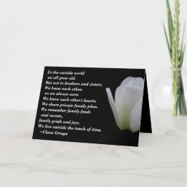 Broer/zuster-verjaardag Kaart