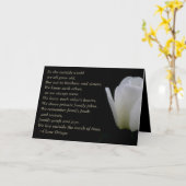 Broer/zuster verjaardagsgedicht kaart (Gele Bloem)