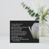 Broer/zuster-verjaardagsKaart Briefkaart (Staand voorkant)