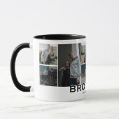 BROERS 8 Fotocollage Modern Cadeau Mok (Links)