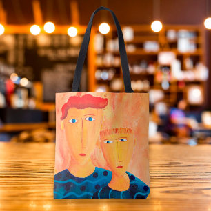 Broers Canvas tas voor hedendaagse schilderijen