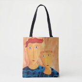 Broers Canvas tas voor hedendaagse schilderijen (Voorkant)