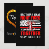 Broers die samen strijden tegen elkaar blijven feestdagenkaart (Voorkant / Achterkant)