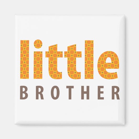 BROERS EN ZUSSEN COLLECTIE - broertje {sinaasappel Magneet (Voorkant)