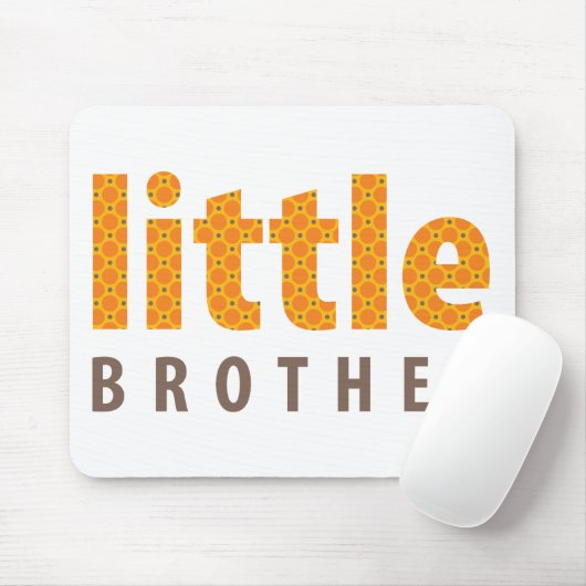 BROERS EN ZUSSEN COLLECTIE - broertje {sinaasappel Muismat (Met muis)