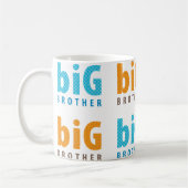 BROERS EN ZUSSEN COLLECTIE - grote broer {aqua+sin Koffiemok (Links)