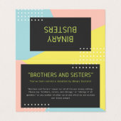 "Broers en zussen" Interventie met suggesties Visitekaartje (Buitenkant ongevouwen)