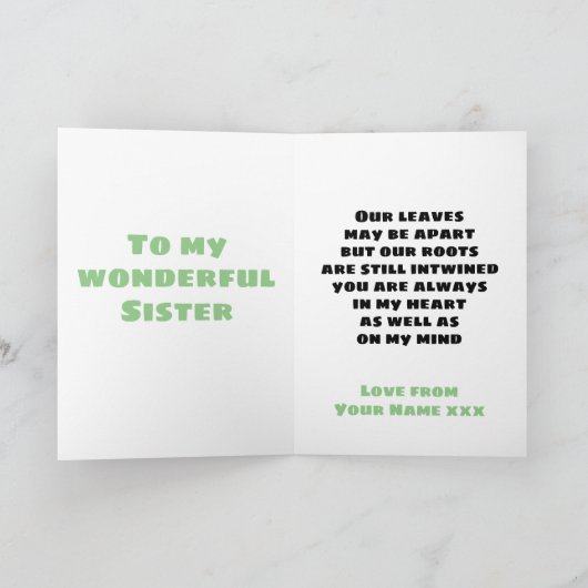 Broers en zussen of tweelingen kaart (Binnen)