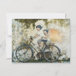 Broers Fiets Briefkaart