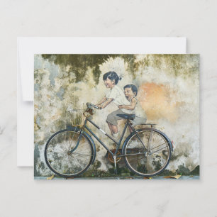 Broers Fiets Briefkaart