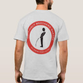 Broers Garage: Pee die zich opstelt T-shirt (Achterkant)