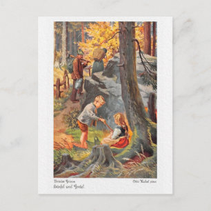 Broers Grimm Briefkaart