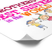 Broers hebben het beste zusje Poster (Hoek)