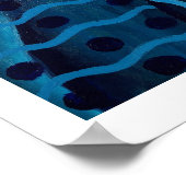 Broers hedendaagse acrylverfkunst afdrukken poster (Hoek)