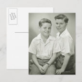 Broers in Studio Briefkaart (Voorkant / Achterkant)
