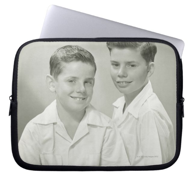 Broers in Studio Laptop Sleeve (Voorkant)