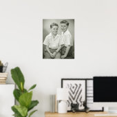 Broers in Studio Poster (Thuiskantoor)