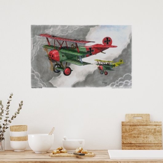 Broers in wapens poster (Keuken)