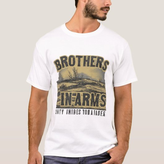 Broers in wapens t-shirt (Voorkant)