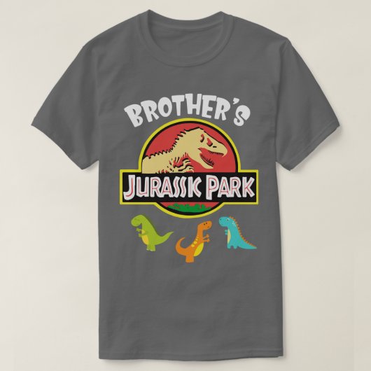 Broers Jurassk Deel Gelukkige Vader Ouder Juli 4 T-shirt (Design voorkant)