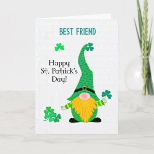 Broers Kaart van St Patrick's Fun Leprechaun Gnome