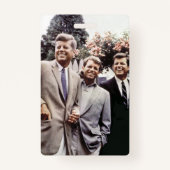 Broers met President John Kennedy White House Badge (Achterkant)