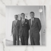 Broers, President John Kennedy, Robert & Ted Bedankjes Labels (Achterkant)