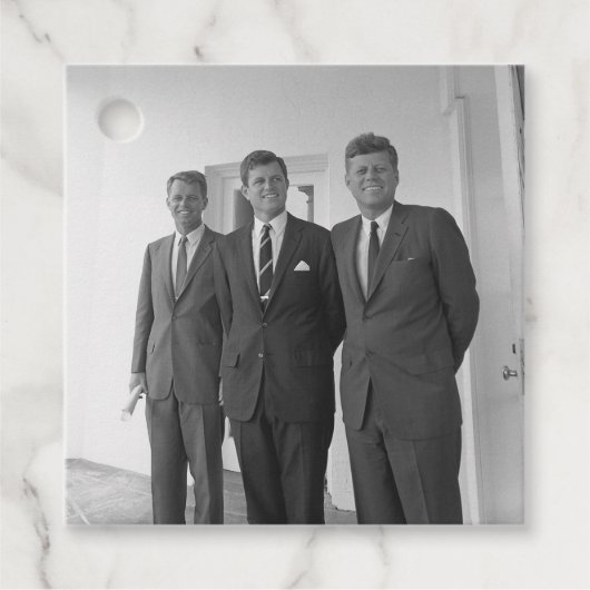 Broers, President John Kennedy, Robert & Ted Bedankjes Labels (Voorkant)