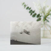 Broers van de Glider Test Vliegtuig Briefkaart (Staand voorkant)