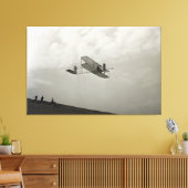Broers van de Glider Test Vliegtuig Canvas Afdruk (Insitu (Woonkamer))