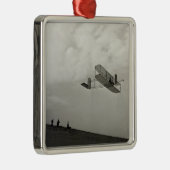 Broers van de Glider Test Vliegtuig Metalen Ornament (Rechts)
